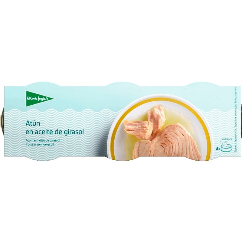 Atum Em Óleo De Girassol Pack 3 180 g