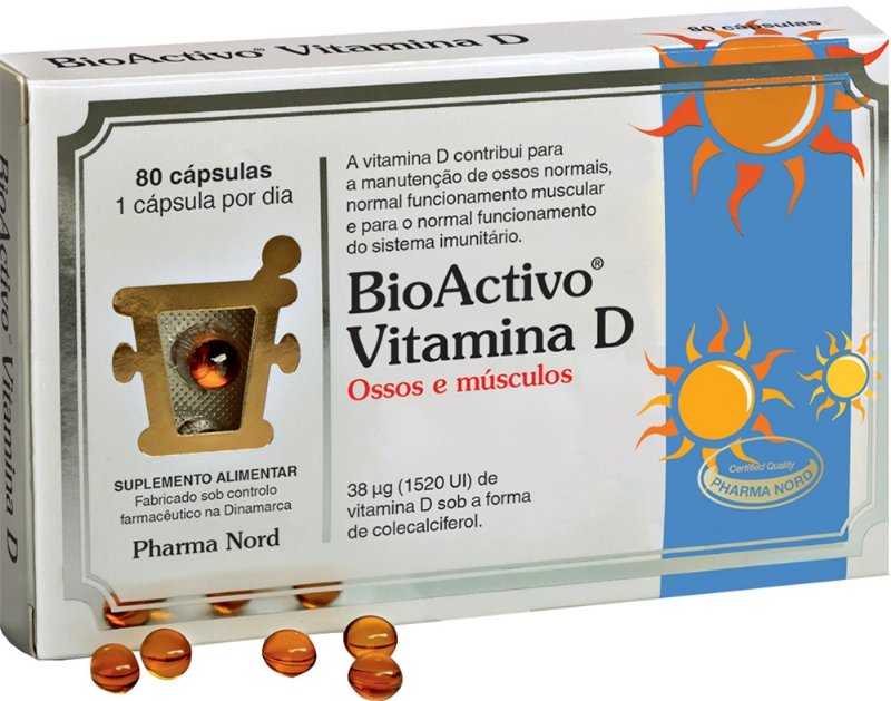 Suplemento Bioactivo Vitamina D 80 Capsulas