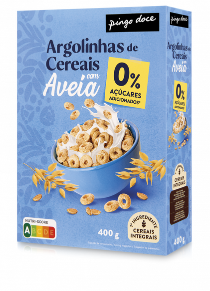Cereais Argolinhas Com Aveia Pingo Doce 0.4Kg