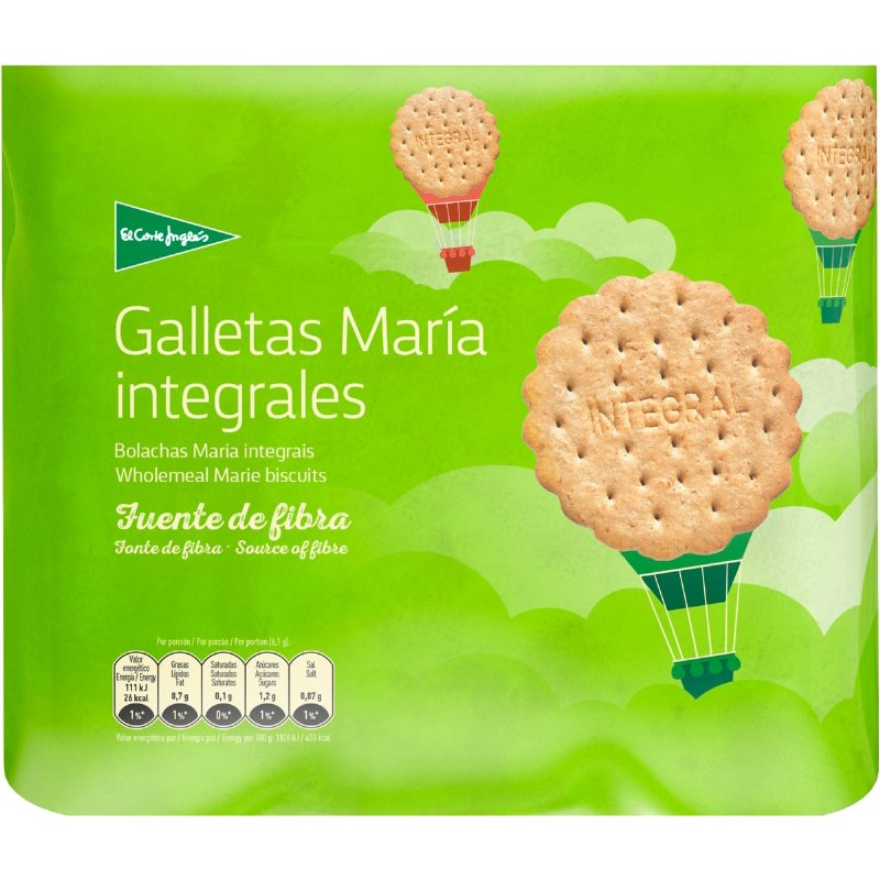 Bolachas Maria Integrais 4X200 g 800 g