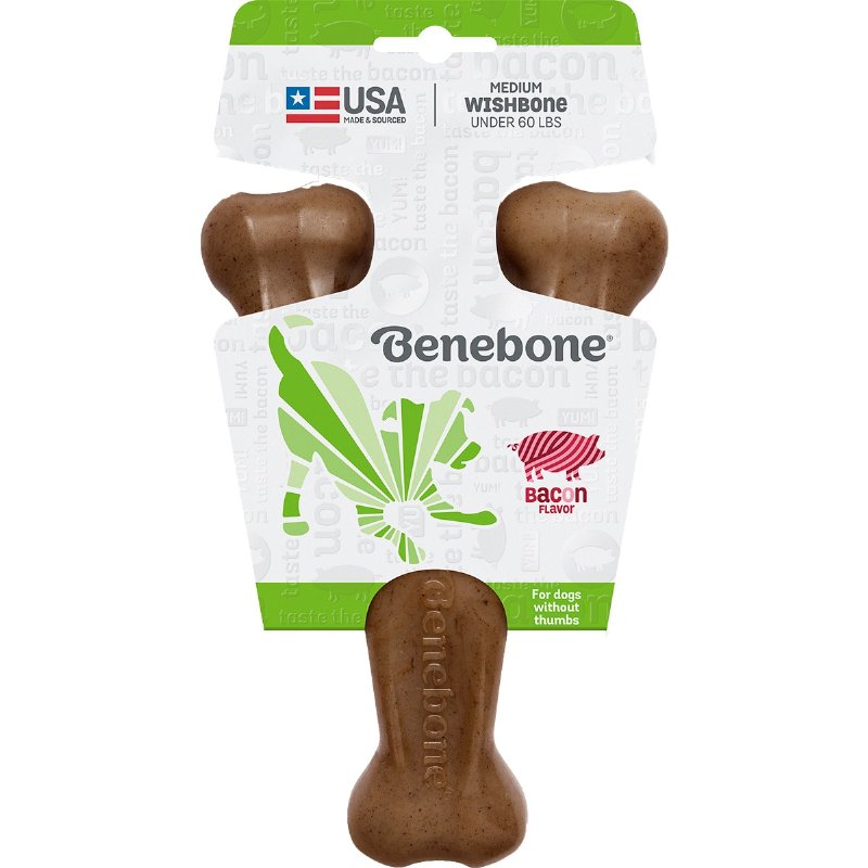 Brinquedo Para Cão Whishbone De Bacon Tamanho M