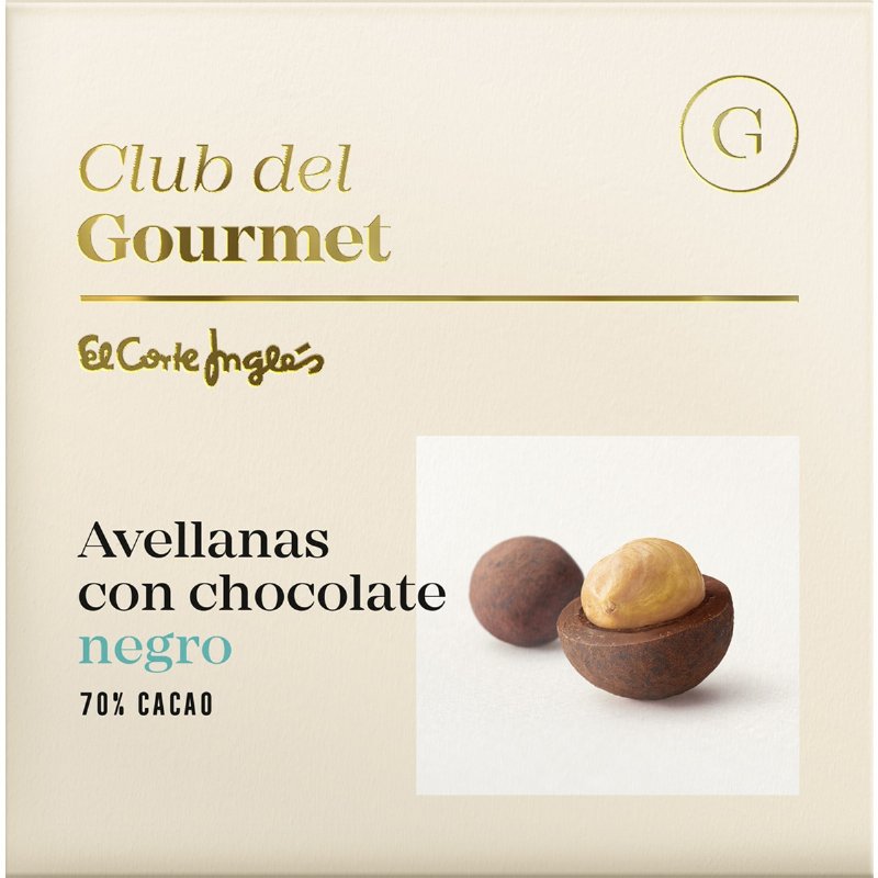 Avelãs Com Chocolate Preto 70% 80 g