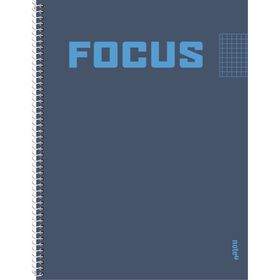 Caderno A4 Capa Dura 100 Folhas Quadriculado (Várias Cores) Note!