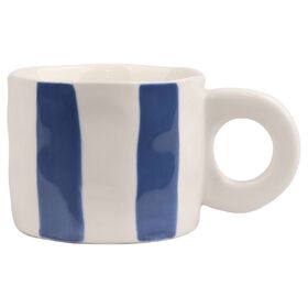 Caneca 260 ml Riscas Irregulares Azuis Kasa