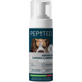 Espuma De Limpeza Para Cão E Gato Pepeted 150 ml