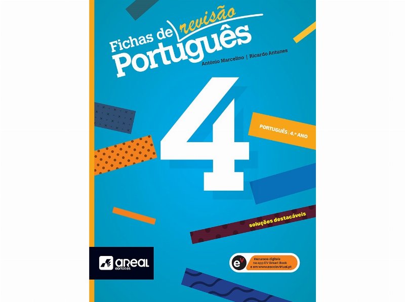 Livro Fichas De Português 4 - 4º Ano - António Marcelino