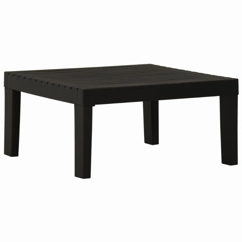Hkh Mesa Lounge De Jardim Plástico - Cinzento