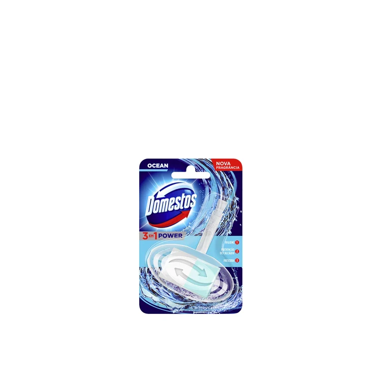 Domestos Bloco Sanitário 3 Em 1 Power Ocean 1 Un 35 gr