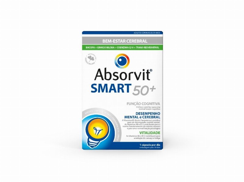 Suplemento Absorvit Smart 50+ 30Cps