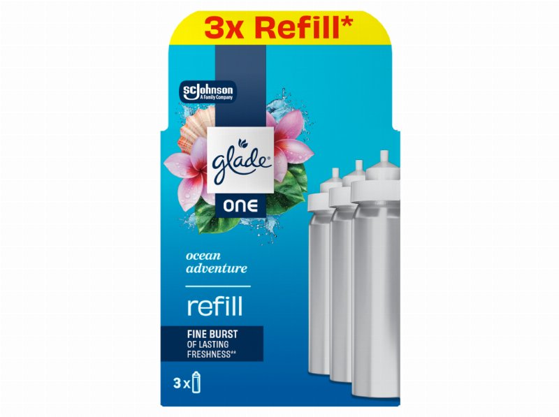 Ambientador Glade One Ocean Rec 3Un