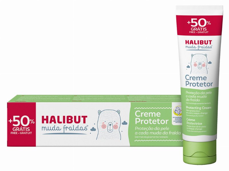 Creme Halibut Muda Fraldas 100 g+50 g Grátis