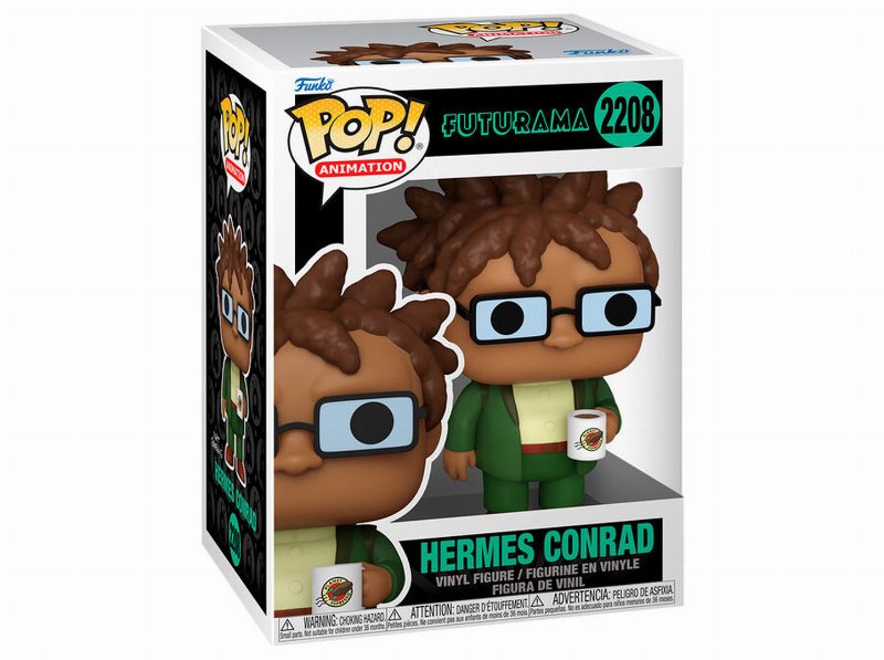 Figura Pop! Funko Futurama S5 - Hermes W/Mug