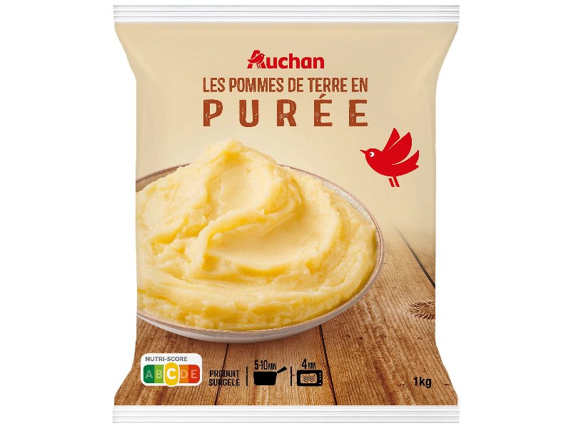 Puré De Batata Auchan Cozinhado 1 kg