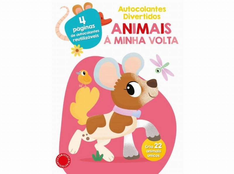 Autocolantes Divertidos Animais À Minha Volta