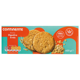 Bolachas Digestivas De Aveia Continente 425 gr