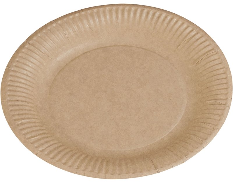 Pratos Descartáveis Actuel Kraft 18Cm Pack 20 Unidades