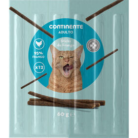 Snack Para Gato Stick Frango Continente 12 Un