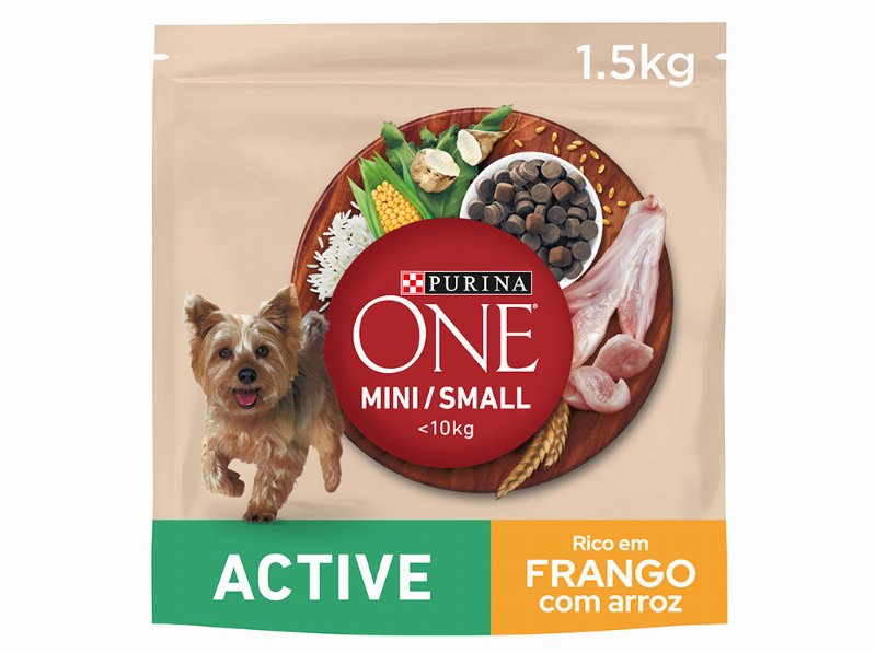 Ração Para Cão Purina One Mini Active Com Frango 1.5 kg
