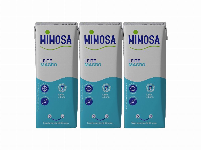Leite Mimosa Uht Magro 3X200 ml