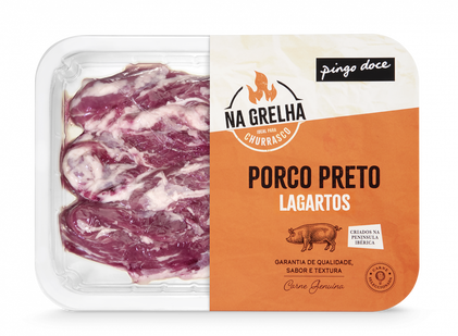 Lagartos De Porco Preto Na Grelha Pingo Doce 0.31Kg
