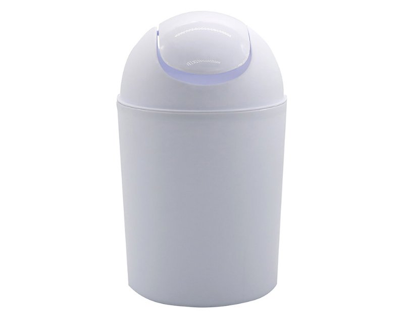 Balde Lixo Polegar Plástico Branco 5 l