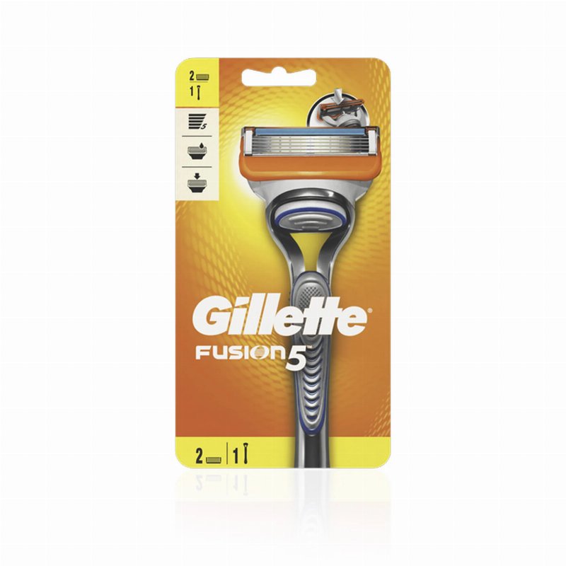 Gillette Máquina De Barbear Fusion + Recarga