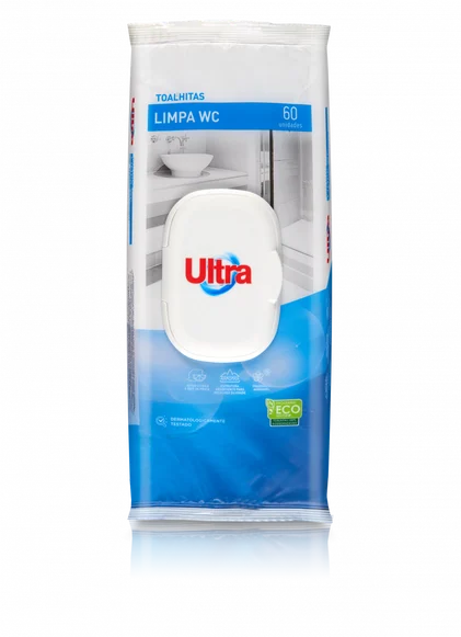 Toalhitas Limpeza Wc Ultra 60Un