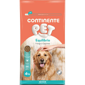 Ração Para Cão Sénior Frango E Legumes Continente Pet Equilíbrio 4 kg