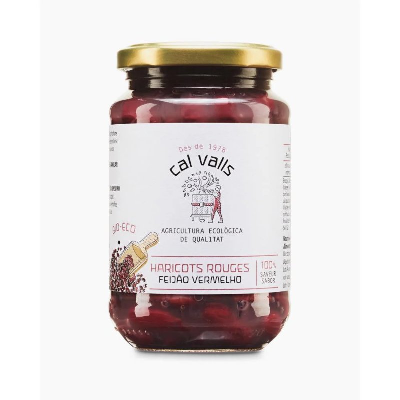 Feijão Vermelho Cozido Bio Cal Valls 350 g