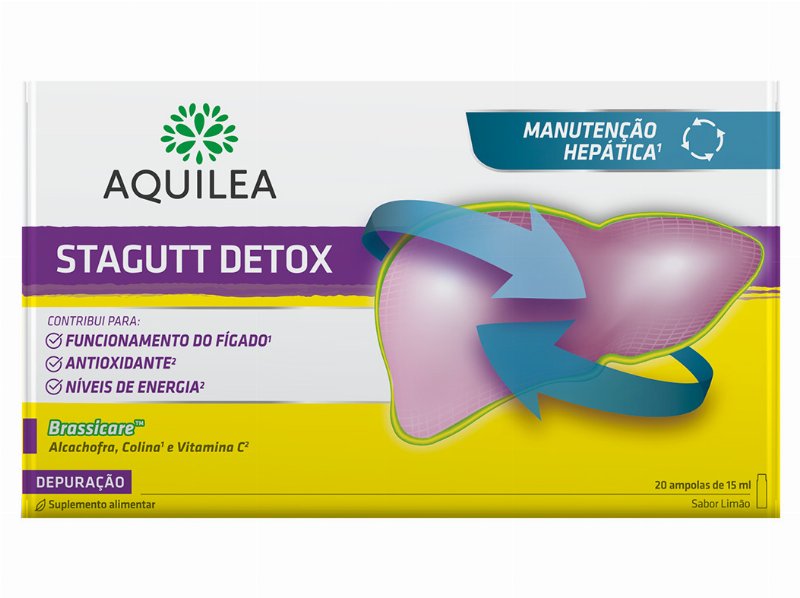 Suplemento Aquilea Stagutt Detox 20X15 ml Ampolas
