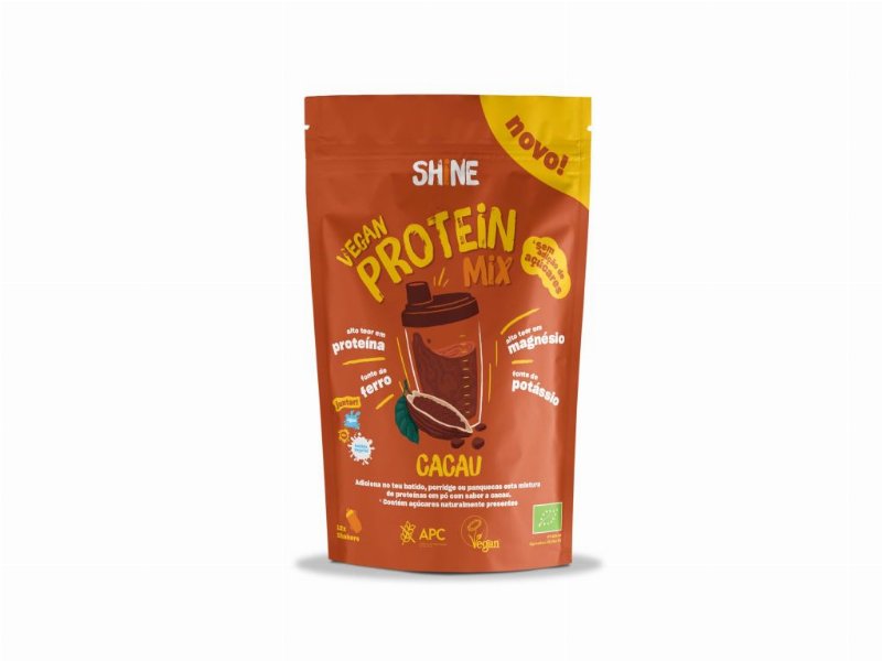 Mix Proteínas Vegetais Shine Cacau Bio 250 g