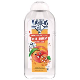 Champô Bebé E Criança 2 Em 1 Pêssego Le Petit Marseillais 300 ml