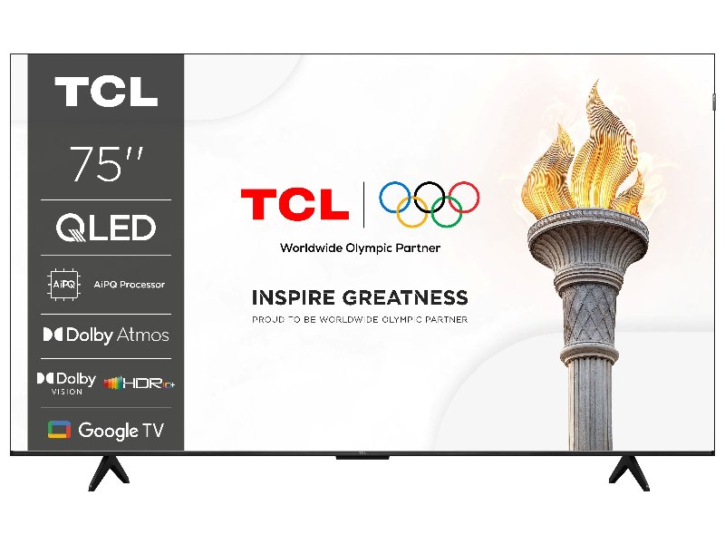Tv Qled Tcl 75P7K (75" 4K Google Tv 189Cm)