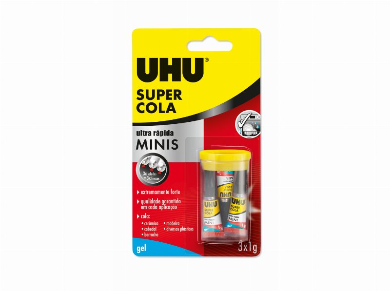 Cola E Minis Gel Uhu Super Cola 3X1 g