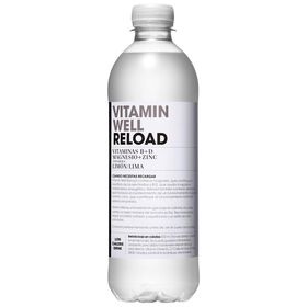 Bebida Isotónica Sem Gás Reload Lima E Limão Vitamin Well 50 cl
