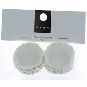 Formas Papel Frisado Pequenas Brancas Kasa