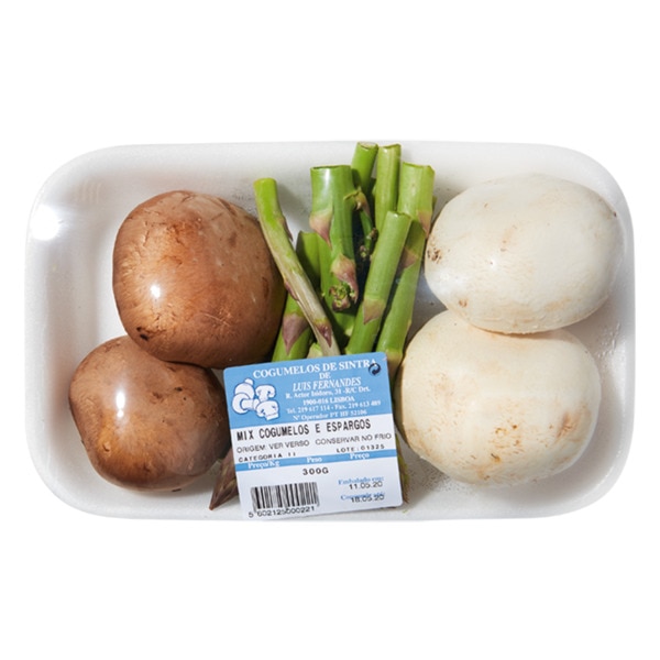 Mix Cogumelos E Espargos 300 g