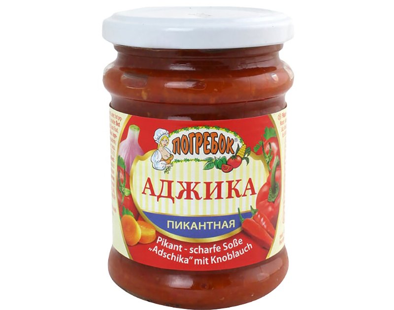 Molho Adlika Pogrebok Picante Com Alho 255 g