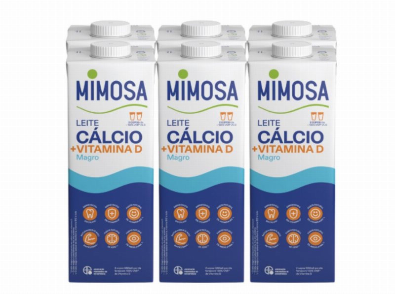 Leite Mimosa Magro Bem Especial Cálcio 6X1 l