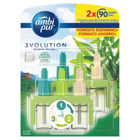 Ambientador Recarga Eléctrico 3Volution Tatâmi Do Japão Ambipur 2 X 21,5 ml