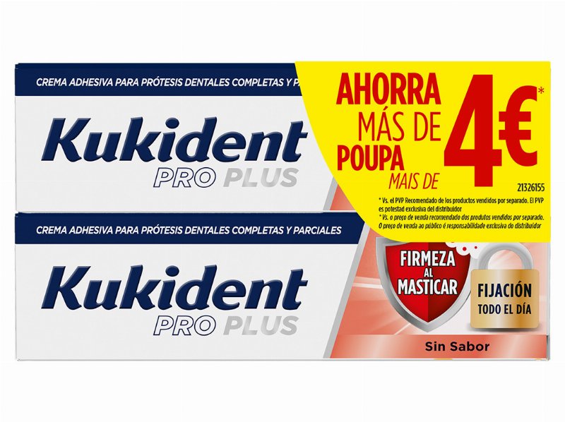 Creme Adesivo Kukident Pro Firmeza 2X40 g