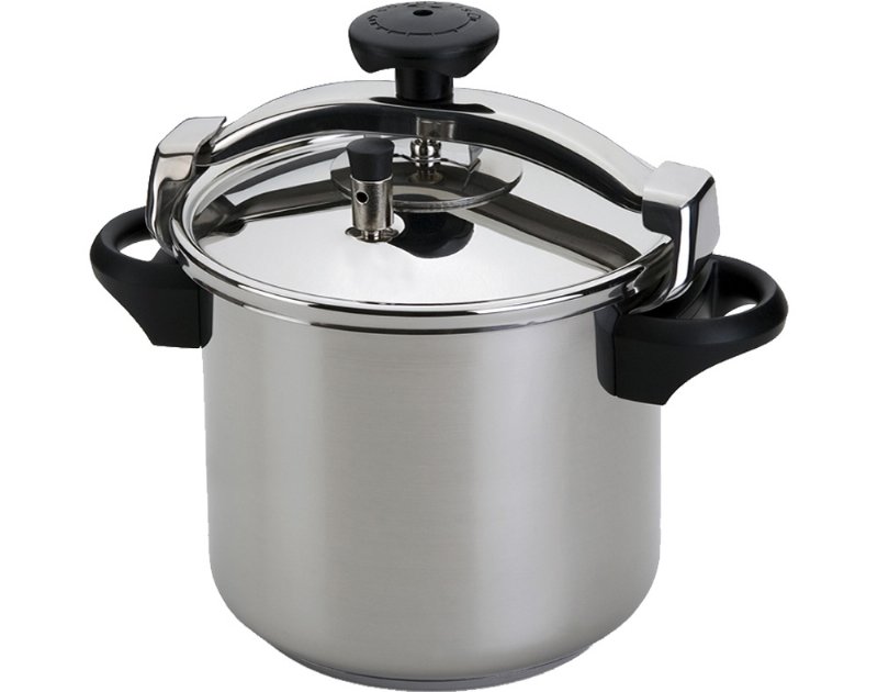Panela De Pressão Silampos Em Inox Sem Cesto Apta Para Indução 8 l
