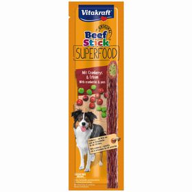 Snack Para Cão Beef Stick Superfood Ervilhas E Arandos Vermelhos Vitakraft 25 g