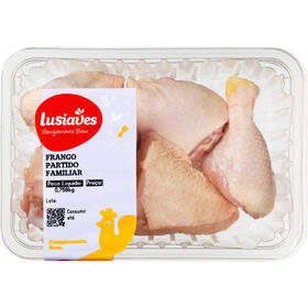 Metades De Frango Em Pedaços Lusiaves 750 gr (Aprox.)