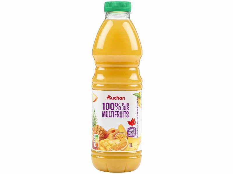 Sumo Auchan 100% Multifrutos 1 l