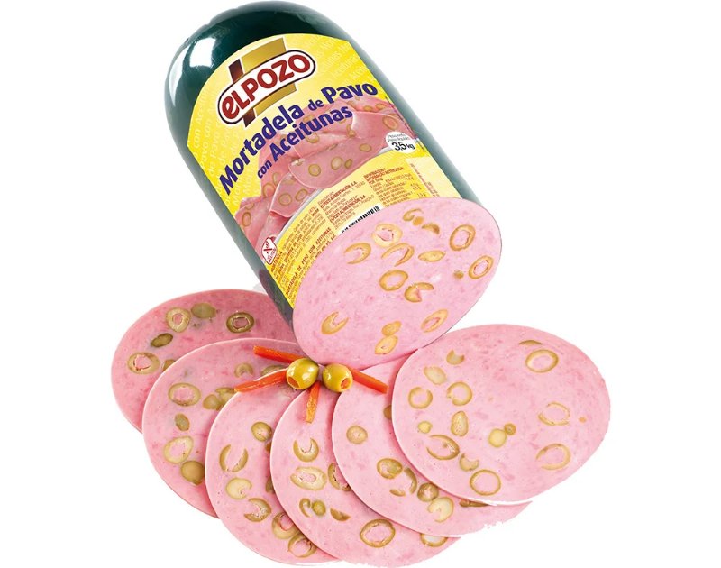 Mortadela De Peru Com Azeitonas Elpozo Kg