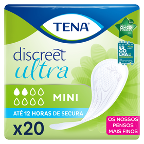 Pensos Incontinência Discreet Mini Ultra Tena 20 Un