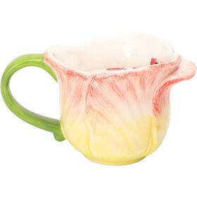 Vela Em Caneca Flor 150 g Rosa Kasa
