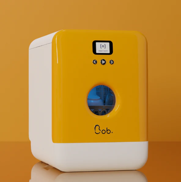 Daan Tech Máquina De Lavar Loiça Portátil Bob Branco/Amarelo