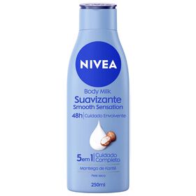 Creme Corpo Smooth Milk Hidratante Suavizante Nivea 250 ml